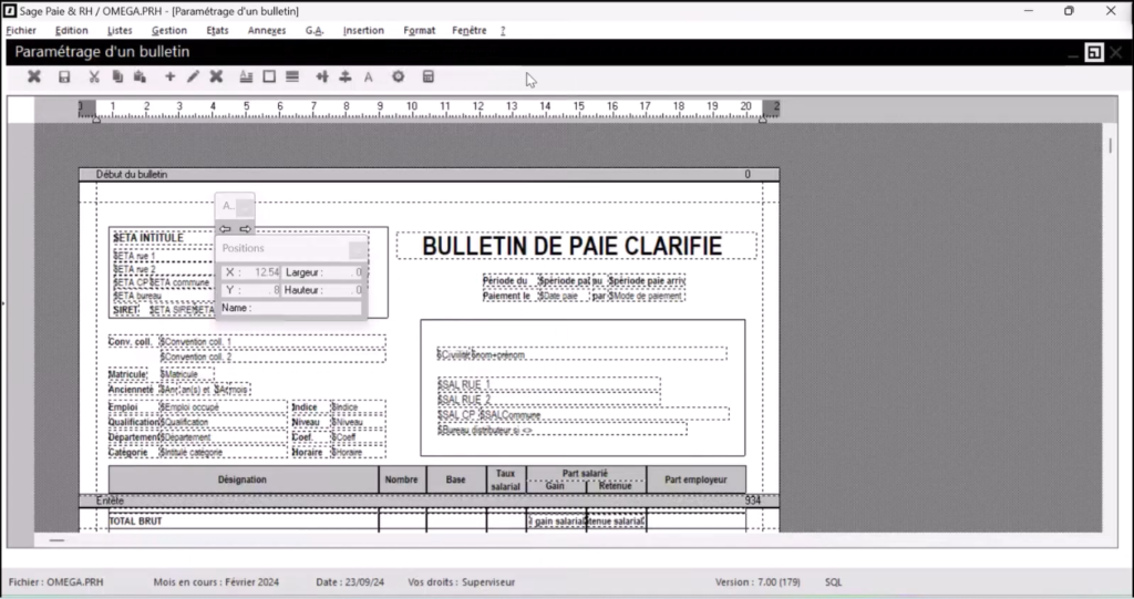 Bulletin de paie - Sage100 Paie & RH - Omegasoft Partenaire SAGE MAROC