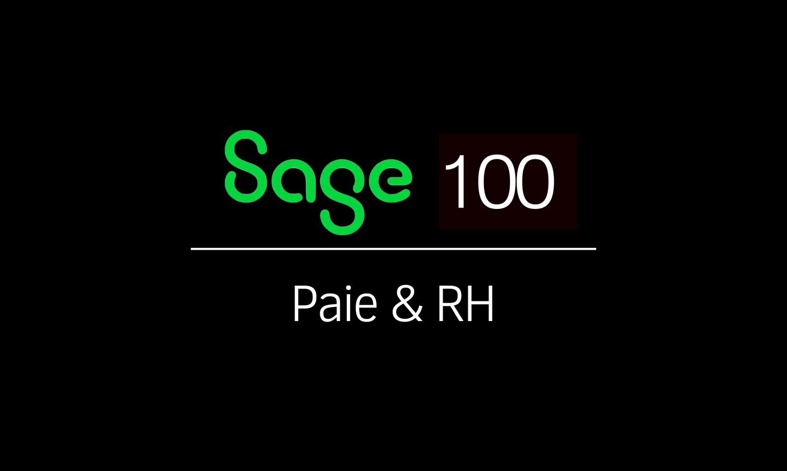 Sage 100 Paie & RH- Omegasoft Intégrateur SAGE MAROC